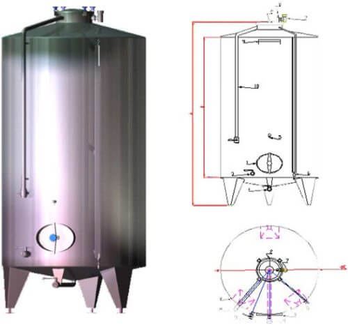 Nitrogen Storage Tanks